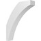 Ekena Millwork 5 1/2-in. W x 24-in. D x 30-in. H Thorton Architectural Grade PVC Knee Brace BRCP055X24X30THR - alternate 1
